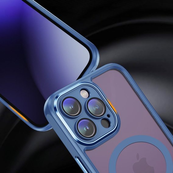 Θήκη για iPhone 14 Pro Max, ERBORD Impact Guard, MagSafe, μπλε