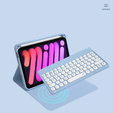 Θήκη + πληκτρολόγιο iPad mini 6 2021 8,3'', Magnetic Keyboard, μαύρη