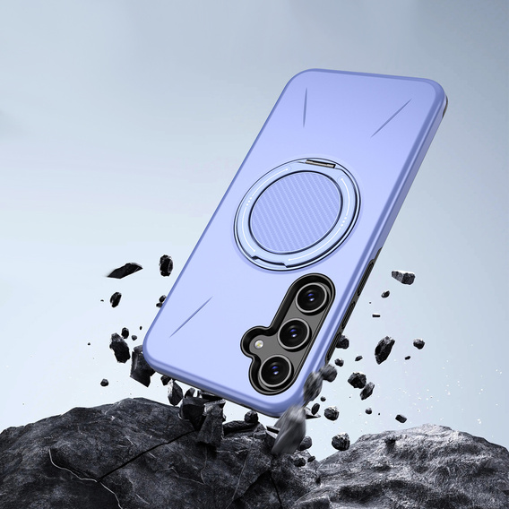 Θήκη με βάση για MagSafe για Samsung Galaxy A57 5G, μοβ