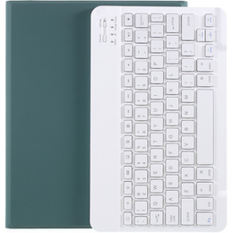Θήκη + πληκτρολόγιο iPad Air 10.9 4 2020 / Air 5 2022, σκούρα πράσινη