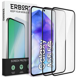 2x Κεραμικό υβριδικό γυαλί ERBORD για Samsung Galaxy A55 5G