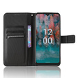 Θήκη με πτερύγιο για Nokia C12 4G, Wallet Smart Magnet, μαύρη