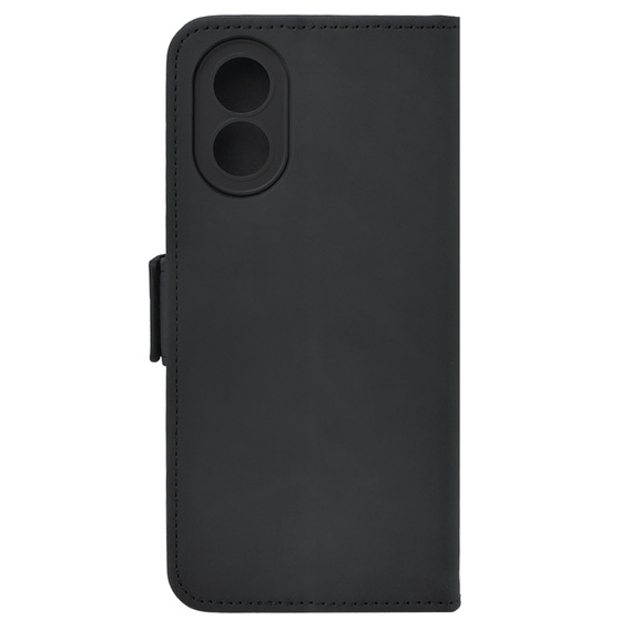 Θήκη με πτερύγιο για Oppo A38 4G / Oppo A18 4G, Card Slot, μαύρη