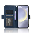 Θήκη με πτερύγιο για Samsung Galaxy S25 FE, Card Slot, σκούρο μπλε