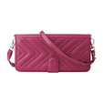 Θήκη με πτερύγιο για Xiaomi Poco F7 Ultra, Crossbody Leather Wallet, μπορντό