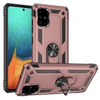 θωρακισμένη θήκη για Samsung Galaxy A51, Nox Case Ring, ροζ rose gold