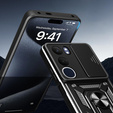 Θήκη για Vivo Y19s, CamShield Slide, μαύρη