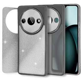 Θήκη για Xiaomi Redmi A3, Glittery Powder, μαύρη