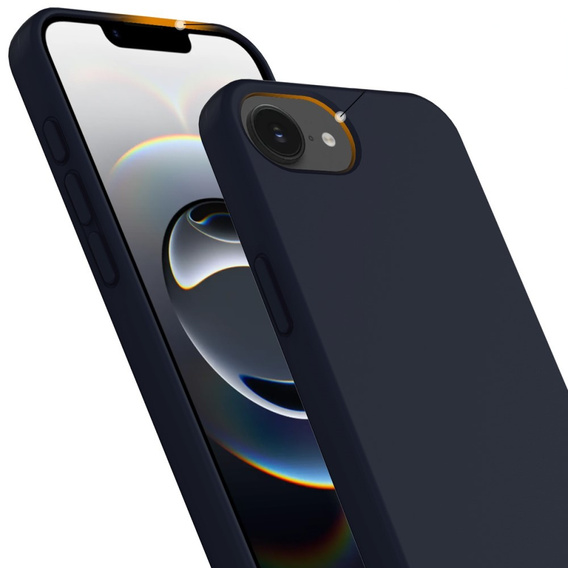 Θήκη για iPhone 16e, Silicone MagSafe, σκούρο μπλε