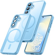 Θήκη Matt για iPhone 17, για MagSafe, ημιδιαφανές μπλε