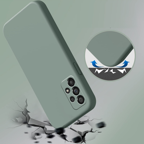 Θήκη για Samsung Galaxy A33 5G, Silicone Lite, πράσινη