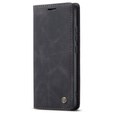 θήκη CASEME για Xiaomi 12T / 12T Pro, Leather Wallet Case, μαύρη