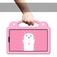 Παιδική θήκη για Samsung Galaxy Tab A9, Cute Patterns, με βάση, ροζ