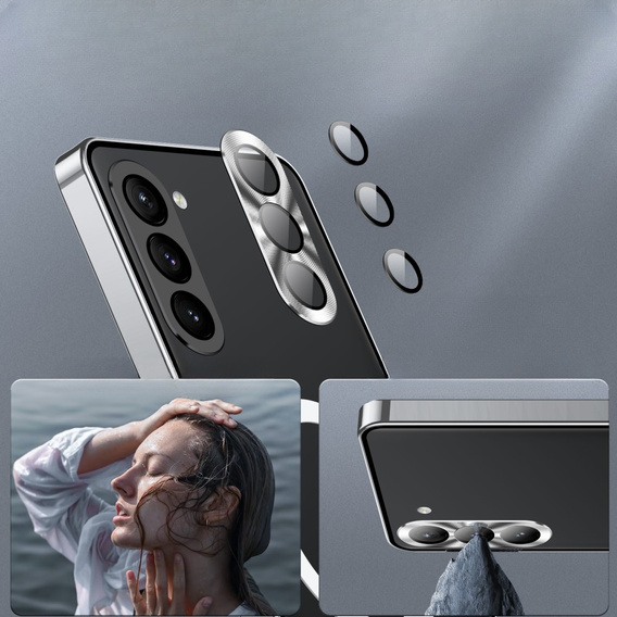 θήκη προστασίας κάμερας για το Samsung Galaxy S23, CamShield MagSafe, διαφανές / ασημί