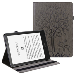 θήκη πτερύγιο για Amazon Kindle Paperwhite 5 (2021), tree, μπλε