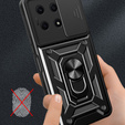 Θήκη για Honor X8a 4G, CamShield Slide, μαύρο