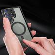 Θήκη για Samsung Galaxy S23 Ultra, ERBORD Impact Guard, MagSafe, μαύρη