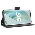 Θήκη με πτερύγιο για Honor Magic 5 Pro 5G, Card Slot, μαύρη