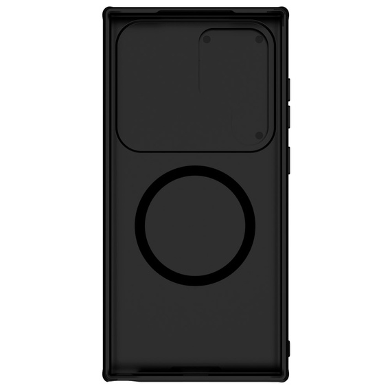 NILLKIN Θήκη για Samsung Galaxy S24 Ultra, θήκη σιλικόνης CamShield για MagSafe, μαύρη