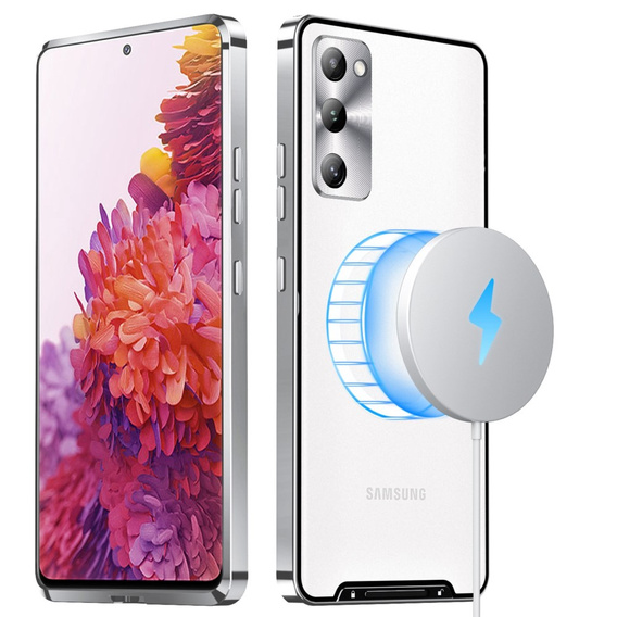 θήκη προστασίας κάμερας για το Samsung Galaxy S20 FE, CamShield MagSafe, διαφανές / ασημί