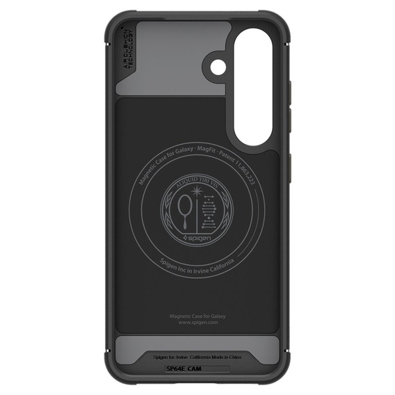θήκη Spigen για Samsung Galaxy S25+ Plus, Core Armor MagSafe, μαύρη + μετριασμένο γυαλί 9H