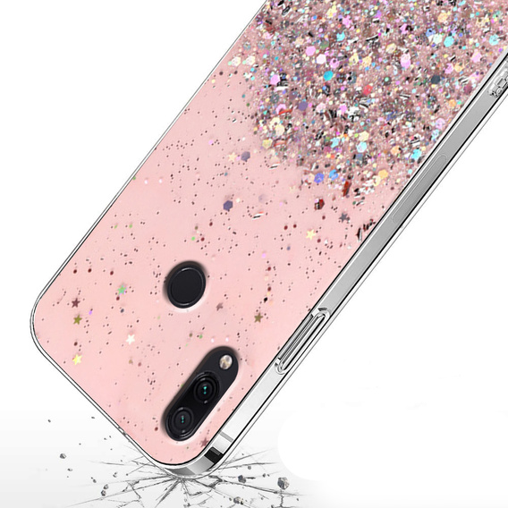 Θήκη για Xiaomi Redmi Note 7, Glittery, ροζ