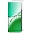 Μετριασμένο γυαλί 3D για Oppo Reno 12FS / 12F, μαύρο πλαίσιο