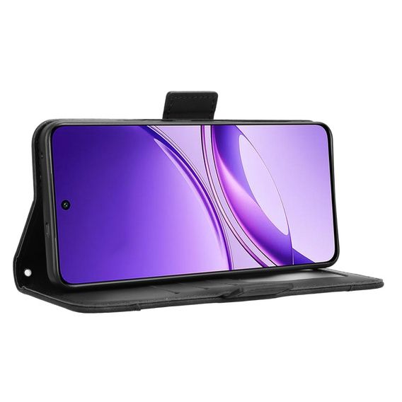 Θήκη με πτερύγιο για Vivo V50 Lite 4G / 5G, Card Slot, μαύρη