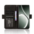 Θήκη με πτερύγιο για Realme GT 6 / 6T, Card Slot, μαύρη