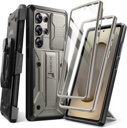 Ανθεκτική θήκη για Samsung Galaxy S25 Ultra – Tongate MECH Series Clip, Μαύρο