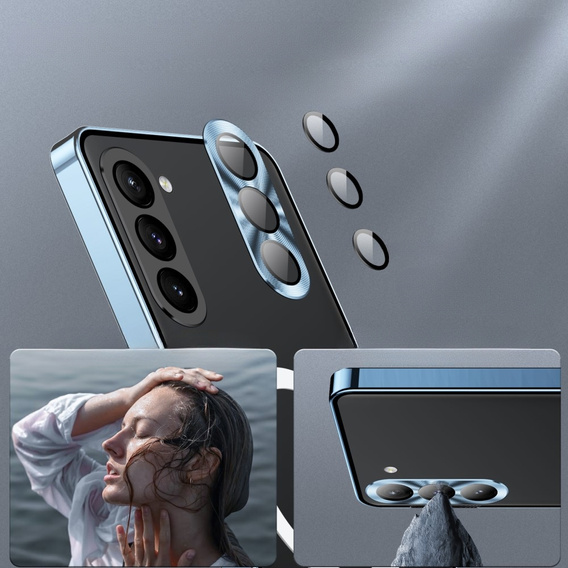 θήκη προστασίας κάμερας για το Samsung Galaxy S23, CamShield MagSafe, διαφανής / μπλε