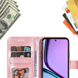 Θήκη με πτερύγιο για Realme C67, Mandala, ροζ rose gold