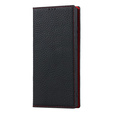 Δερμάτινη θήκη για Samsung Galaxy S23 Plus, ERBORD Grain Leather, μαύρη