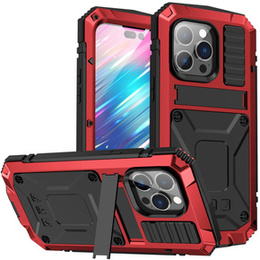 Θήκη για iPhone 14 Pro Max, R-JUST, θωρακισμένη, κόκκινη