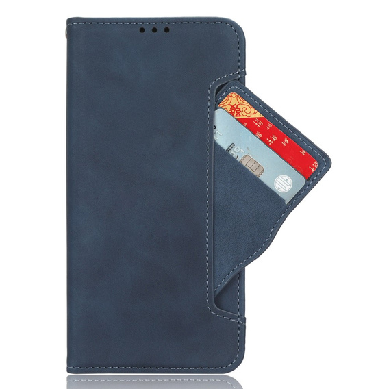 Θήκη με πτερύγιο για Oppo Reno 13 Pro, Card Slot, σκούρο μπλε