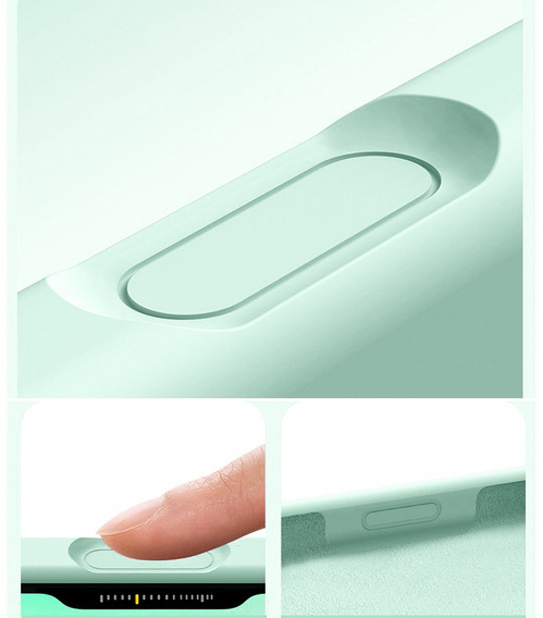 Θήκη σιλικόνης για iPhone 17 Pro, για MagSafe, αντικραδασμική, πράσινη