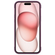 Θήκη για iPhone 15, ERBORD Armor Mag, μπορντό