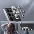 θήκη προστασίας κάμερας για το Samsung Galaxy S23 Ultra, CamShield MagSafe, διαφανές / ασημί