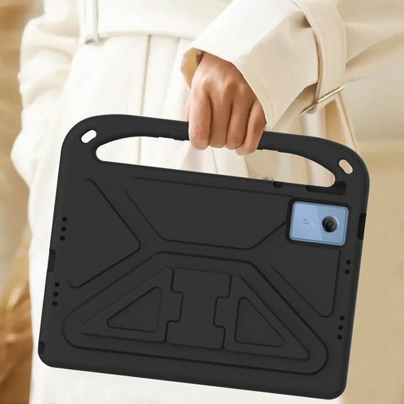 Παιδική θήκη για Lenovo Tab M11, παιδική θήκη με λαβή, μαύρη
