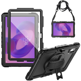 Θωρακισμένη θήκη για Lenovo Tab M11, προστατευτική 360 με χώρο για γραφίδα, μαύρη