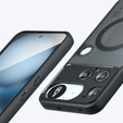 Θήκη για Nothing Phone 3 5G, για MagSafe, ERBORD Μatt Case, μαύρη