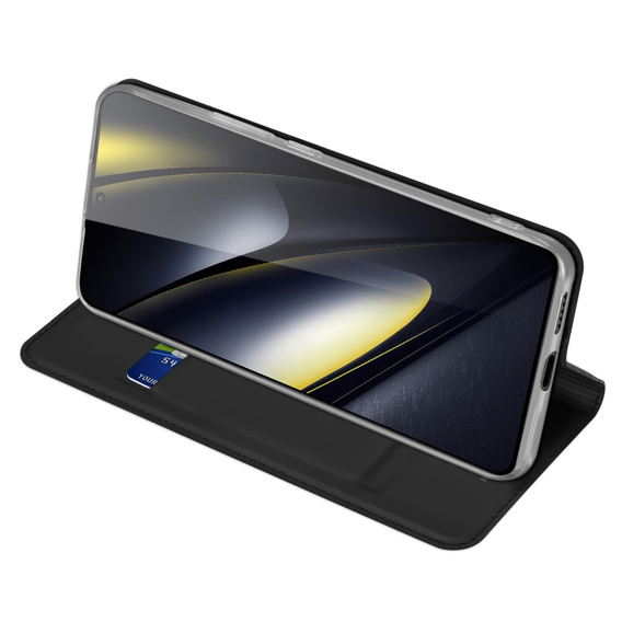 Dux Ducis Θήκη για Xiaomi Poco F6, Skinpro, μαύρη