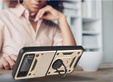 Θήκη για Samsung Galaxy Z Flip3 5G, CamShield Slide, χρυσός