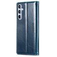 Θήκη με πτερύγιο για Samsung Galaxy A54, ERBORD Waxy Wallet, μπλε
