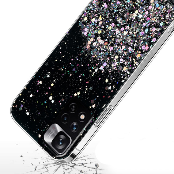 Θήκη για Xiaomi Redmi Note 11 Pro 4G/5G, Glittery, μαύρη