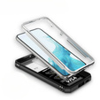 Θήκη για Samsung Galaxy S23, CamShield Slide, CamShield Slide, λευκό / μαύρο