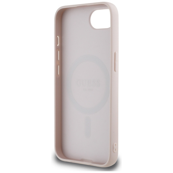 Θήκη Guess HC MagSafe PU 4G Ring Classic Logo για iPhone 16e