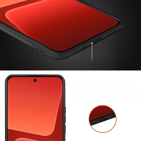 Θήκη για Xiaomi 13, Leather Hybrid MagSafe, μαύρη