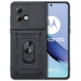 Θήκη για Motorola Moto G84 5G, CamShield Slide, μαύρο
