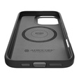 θήκη Spigen για iPhone 16 Pro Max, Enzo Aramid MagSafe, Μαύρο άνθρακα / ασημί + γυαλί 9H tempered glass